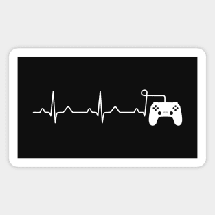 A Gamer Heartbeat Funny Magnet